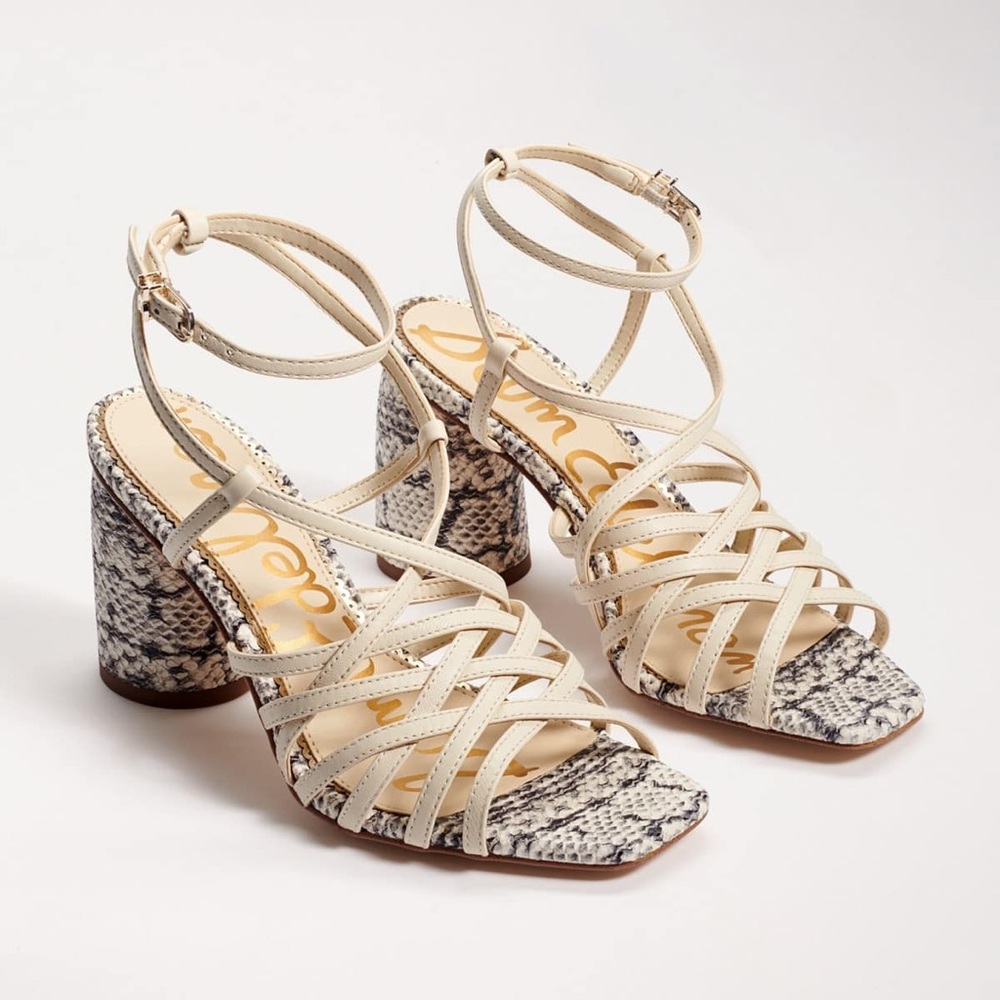 Sam Edelman DAFFODIL HEEL SANDAL - Picture 1 of 9